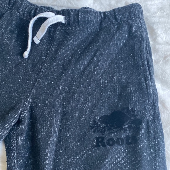 Roots Kids sz 10 Joggers black charcoal - Picture 2 of 5